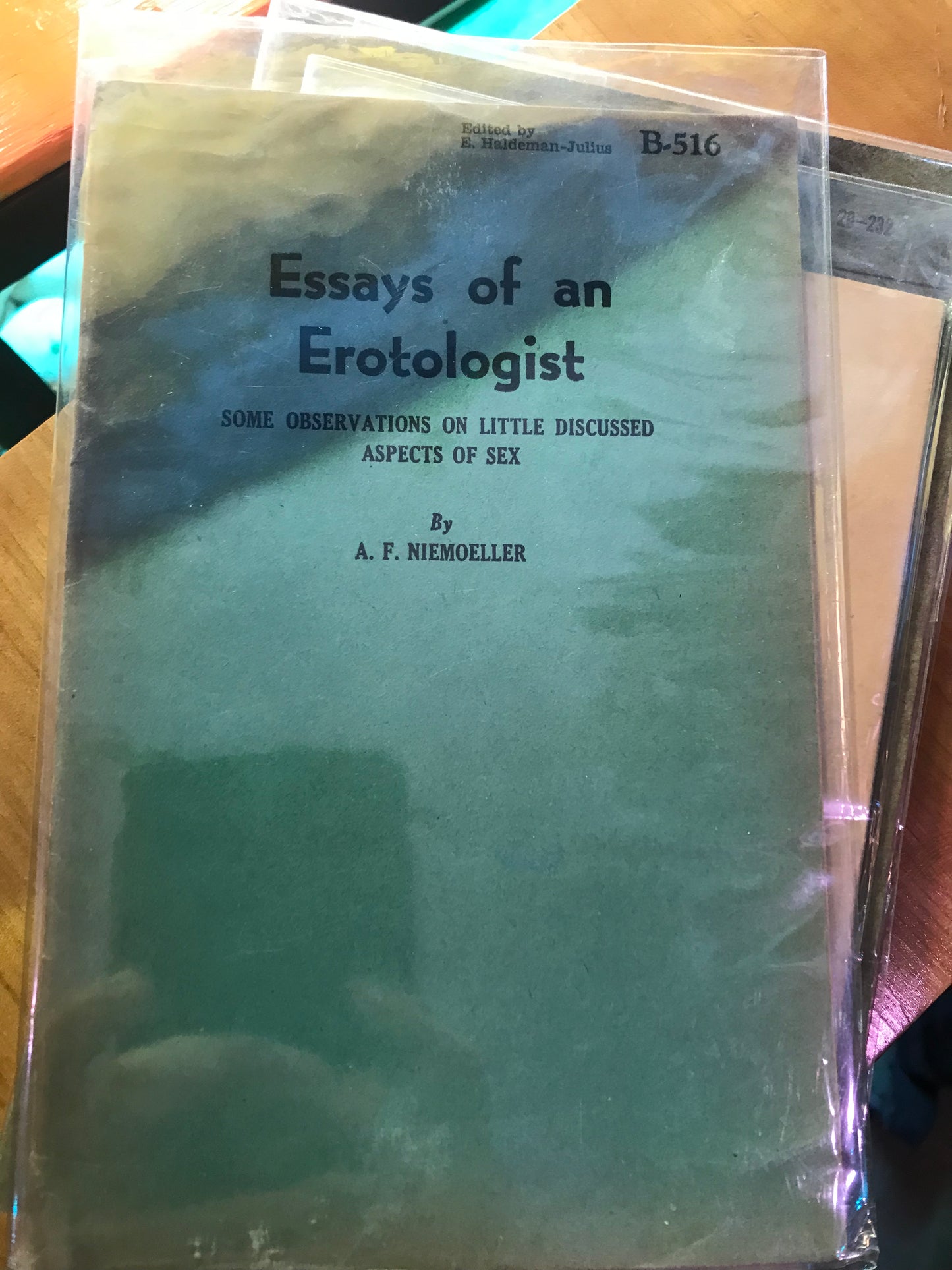 Essays of an Erotologist