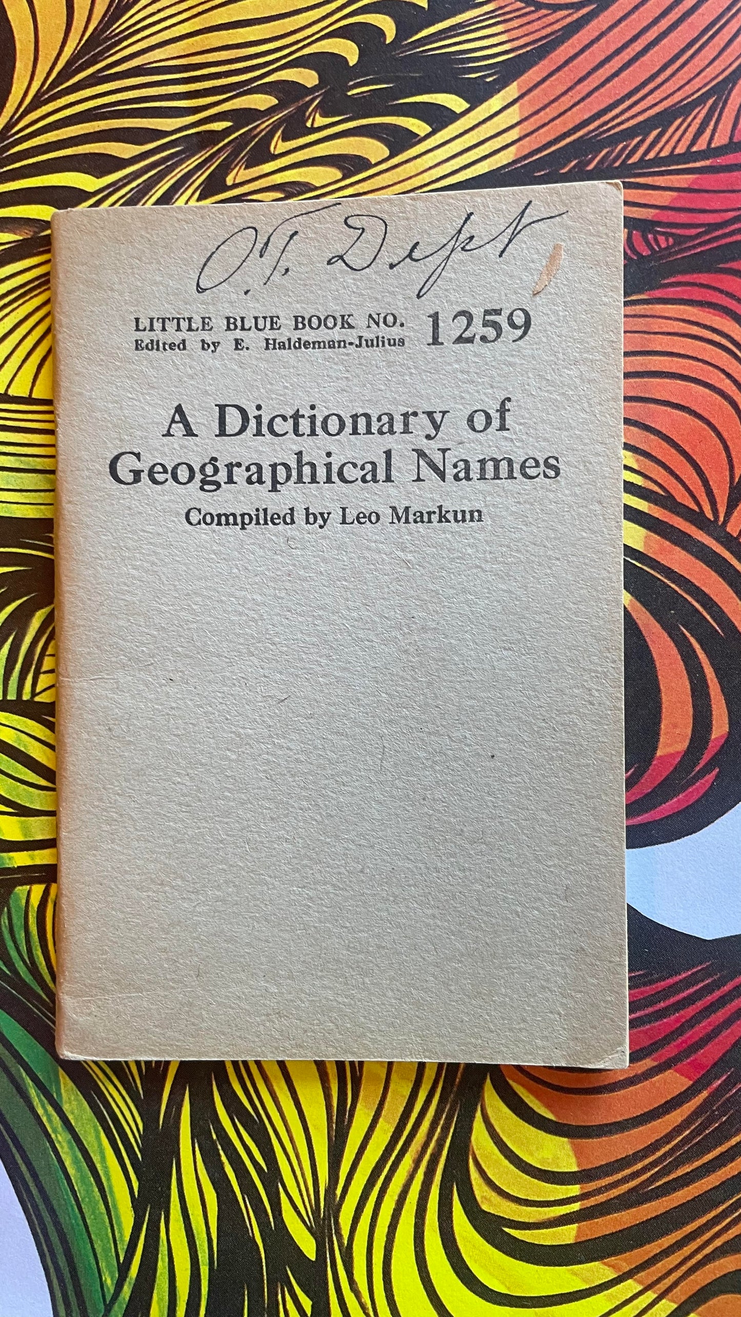 A Dictionary of Geographical Names - 1259