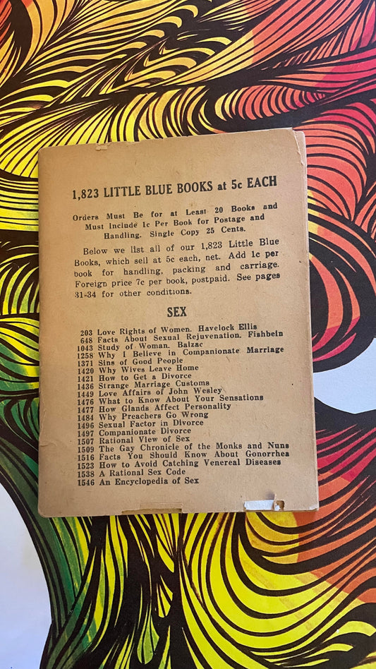 Little Blue Books Collection List