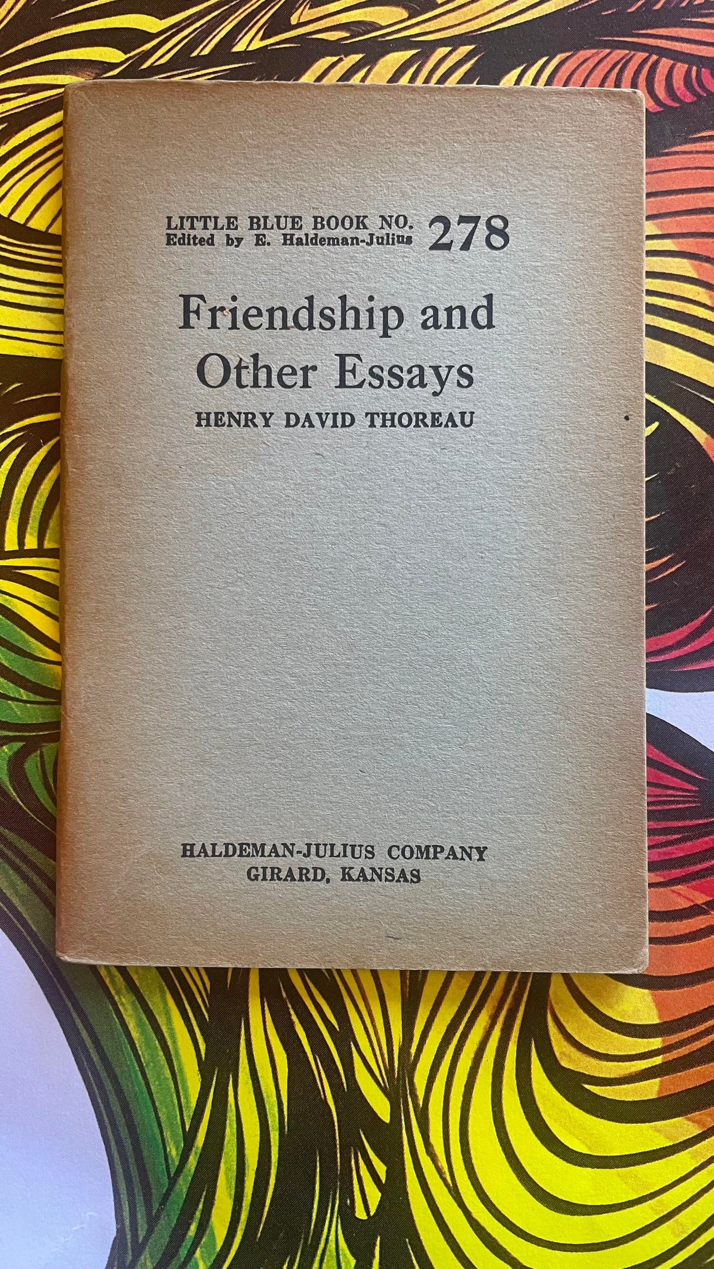 Friendship and Other Essays - 278