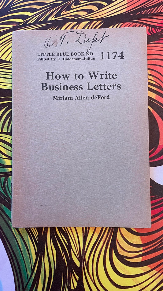 How to Write Business Letters - 1174