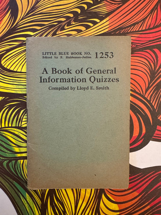 A Book of General Information Quizzes - 1253