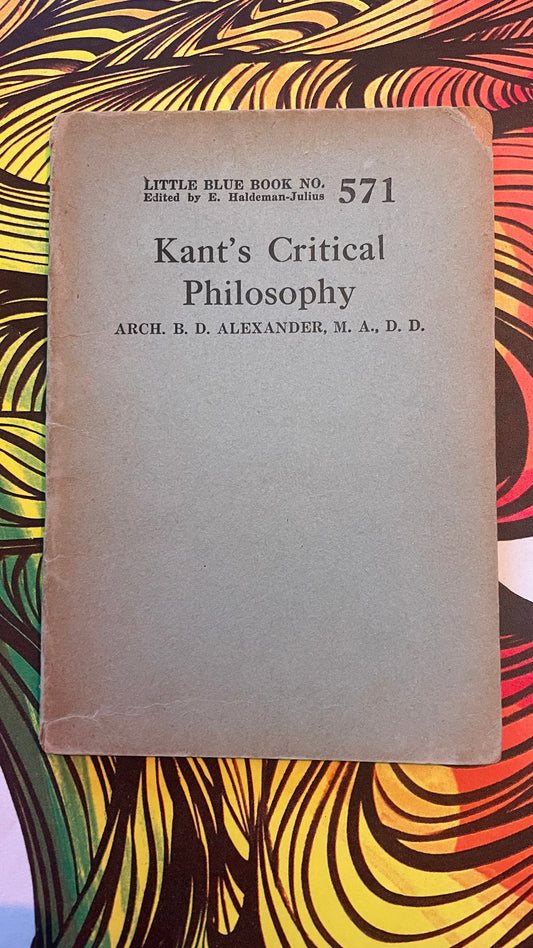 Kant's Critical Philosophy - 571