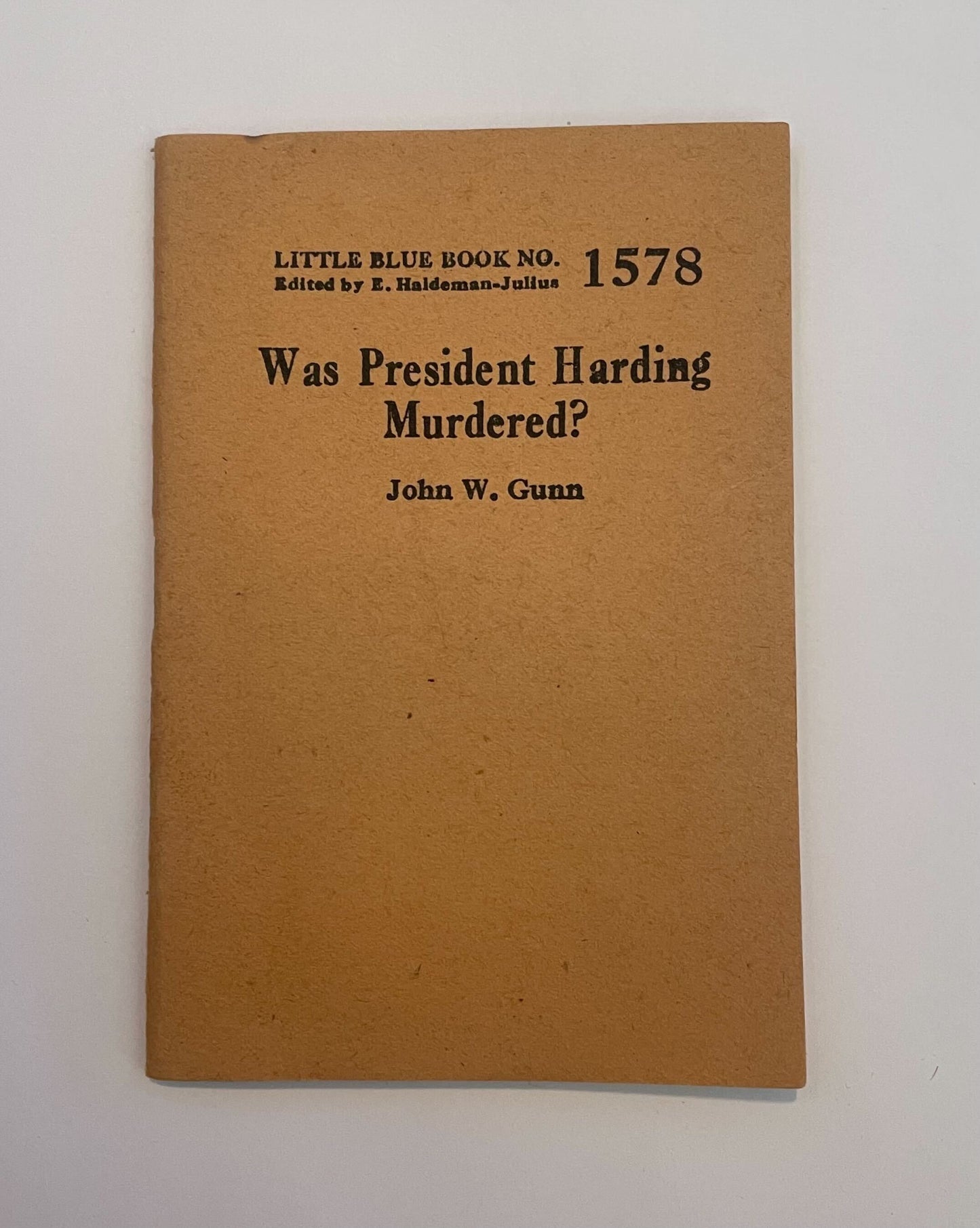 suspect pamphlets from the 1930's (Little Blue Book)