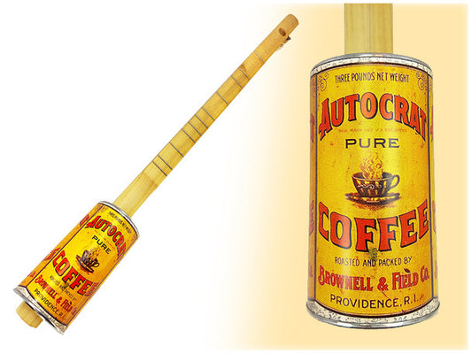 "Autocrat Coffee" One-String Acoustic Canjo