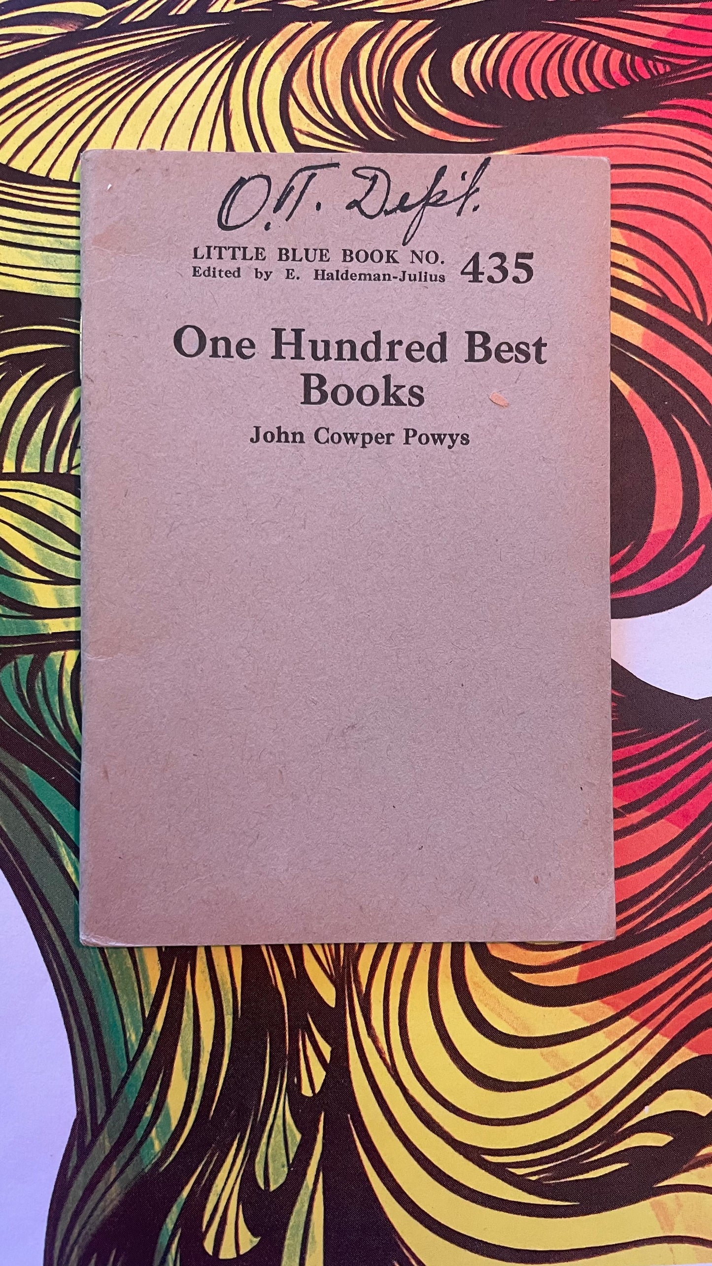 One Hundred Best Books - 435