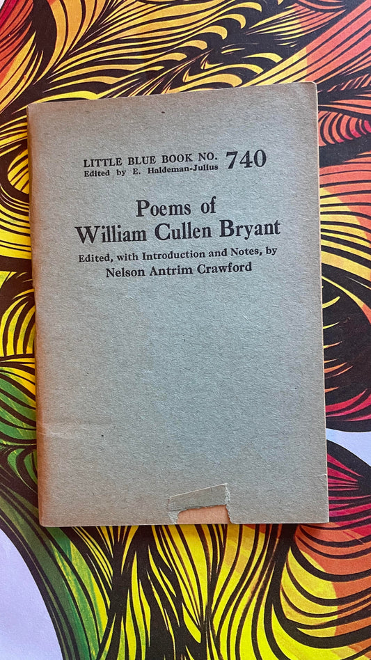 740 - Poems of William Cullen Bryant