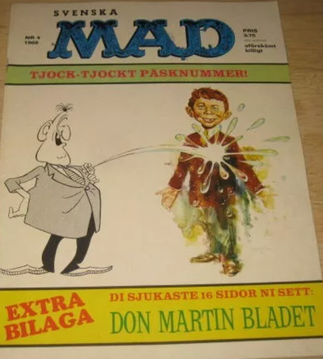 Mad Magazine Swedish / Svenska  #4 Don Martin bladet 1968