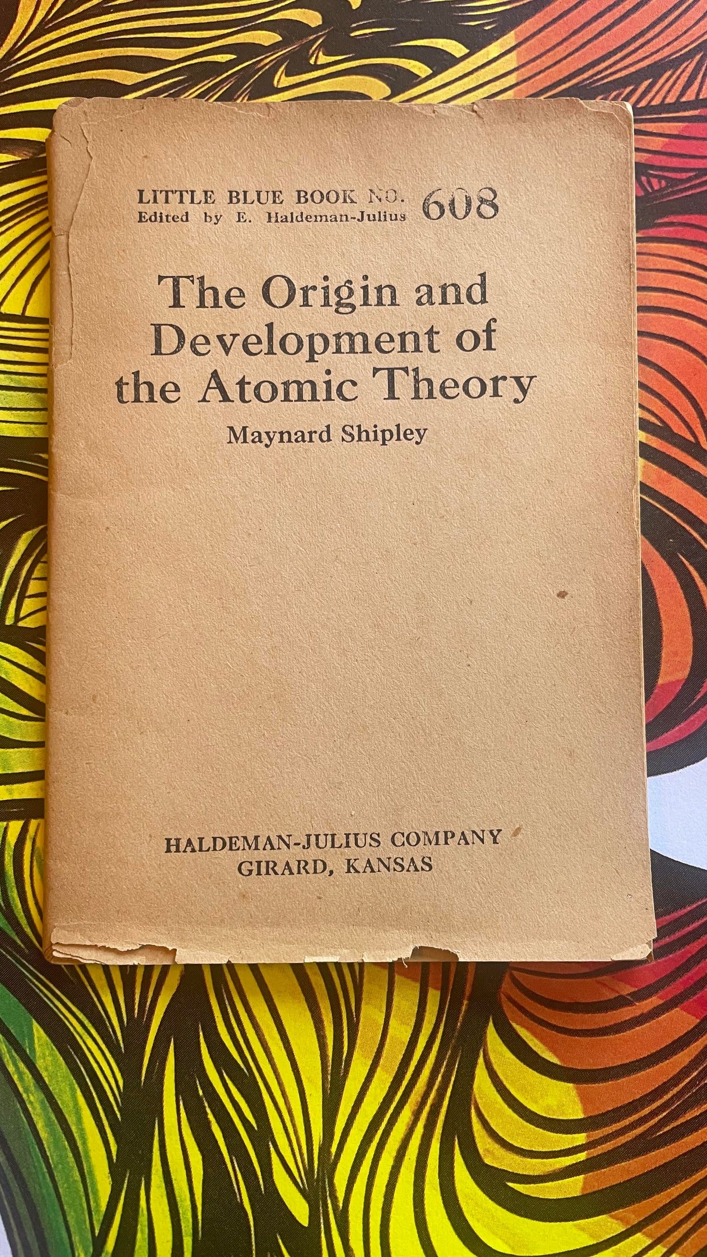 The Origin and Development of the Atomic Theory - 608