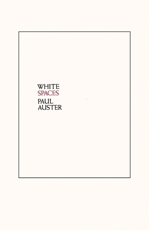 White Spaces: Selected Poems and Early Prose books (New Directions Publishing)