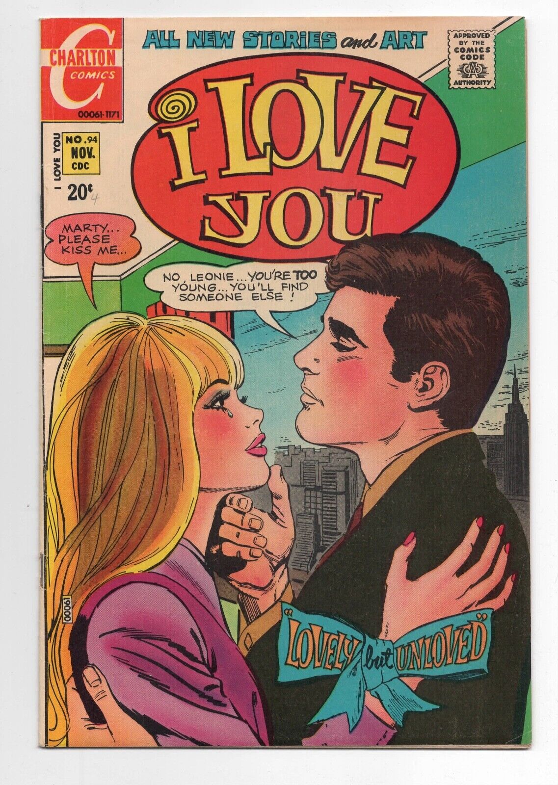 Charlton Comics i Love You No. 94