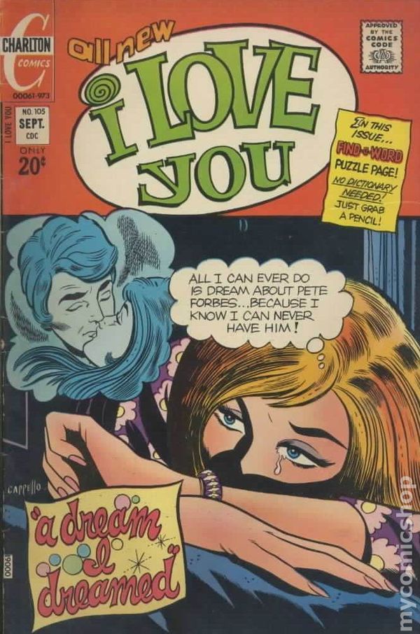 Charlton Comics i Love You No. 105