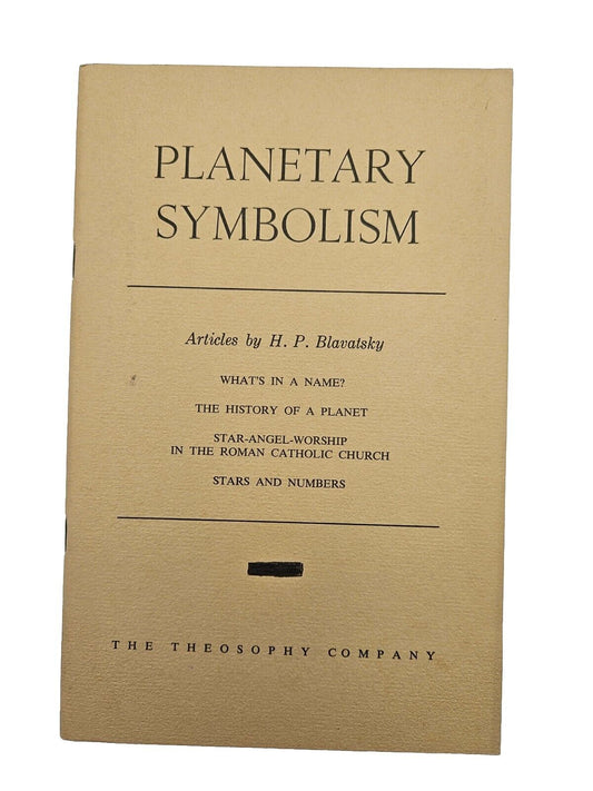 Planetary Symbolism by H.P. Blavatsky