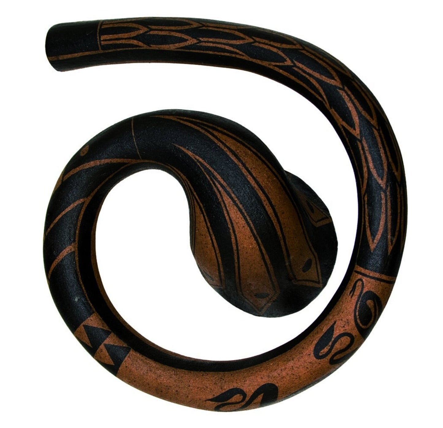 Terre Didgeridoo, Baked wood Didgehorn Maori