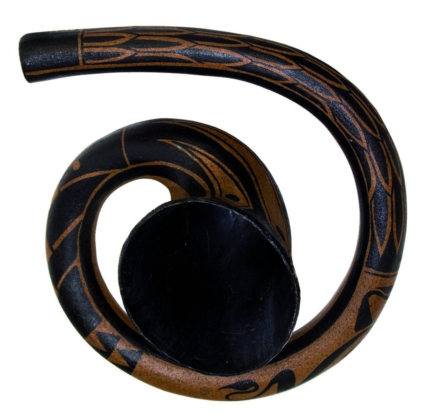 Terre Didgeridoo, Baked wood Didgehorn Maori